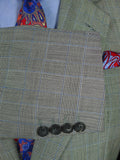 26/1105 Near immaculate daks jermyn street grey / blue prince of wales check wool suit 40 long