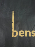 26/1143 benson & clegg jermyn street london black / gold suit bag carrier