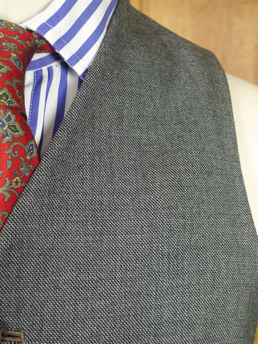 26/1123 immaculate 1950s vintage bespoke tailored grey pick weave morning wasitcoat 36