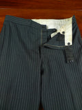 26/1118 vintage 1982 savile row bespoke grey pin-stripe worsted & mohair suit 40 regular
