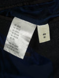 26/1110 near immaculate ede & ravenscroft grey wool sports jacket blazer w/ horn buttons (rrp £400) 40 regular