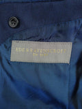 26/1111 near immaculate ede & ravenscroft 2-tone teal blue weave wool suit (rrp £795) 40 regular