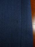 26/1111 near immaculate ede & ravenscroft 2-tone teal blue weave wool suit (rrp £795) 40 regular