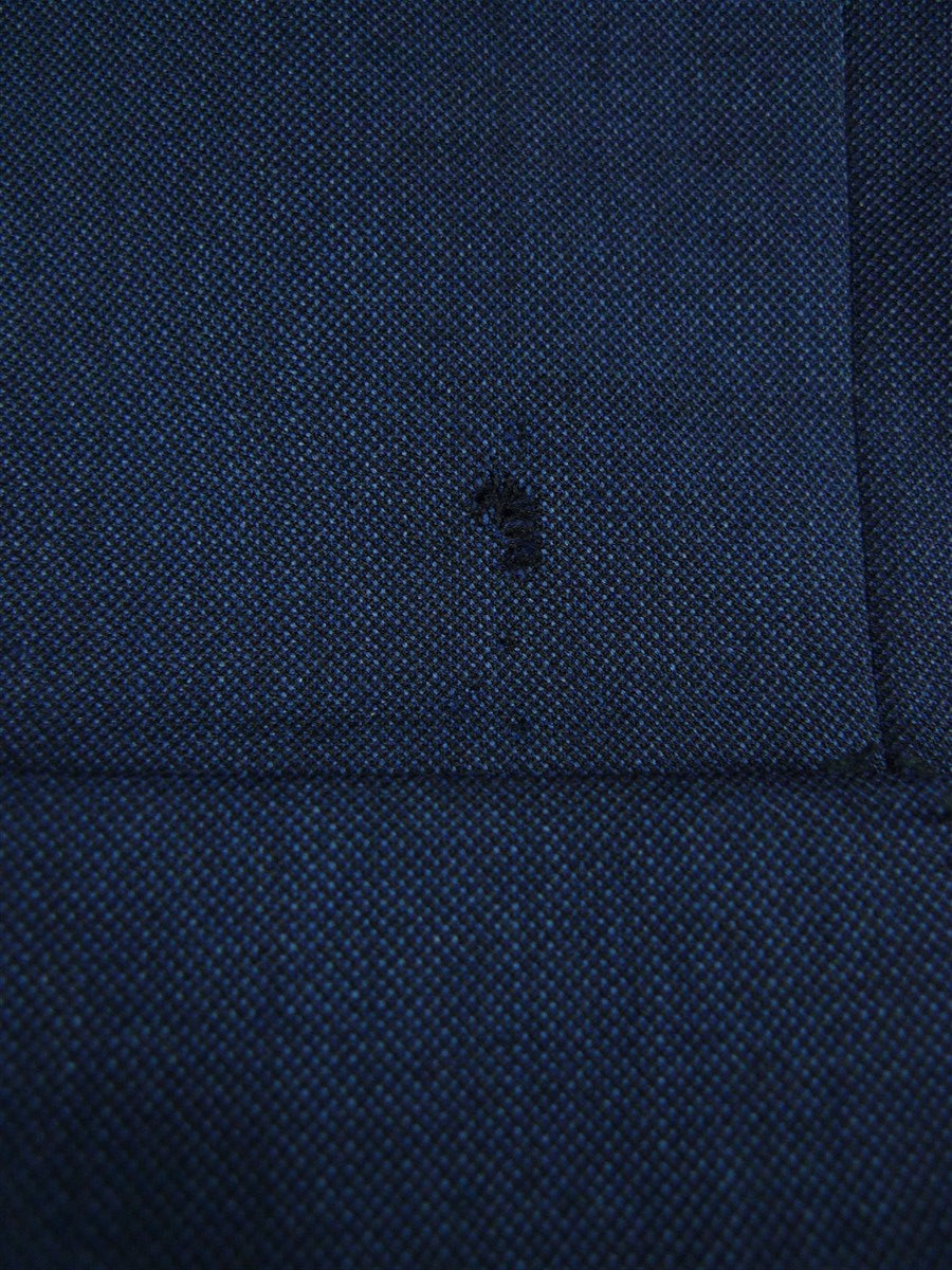 26/1111 near immaculate ede & ravenscroft 2-tone teal blue weave wool suit (rrp £795) 40 regular