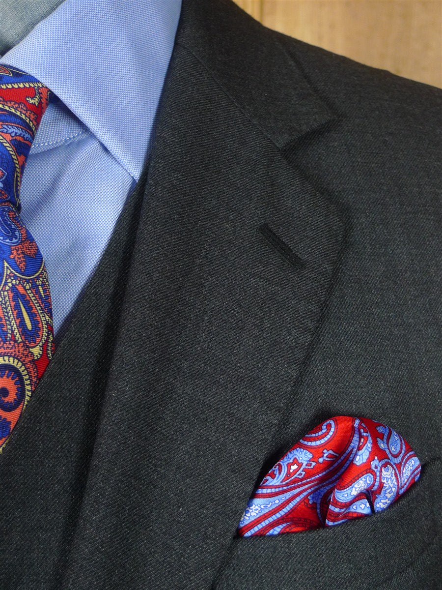 26/1106 apsley mayfair 2010 bespoke canvassed grey worsted 3-piece suit 38 regular