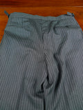 26/1113 immaculate ede & ravenscroft 'cashmere stripe' grey wool morning dress trouser (rrp £245) 31-34