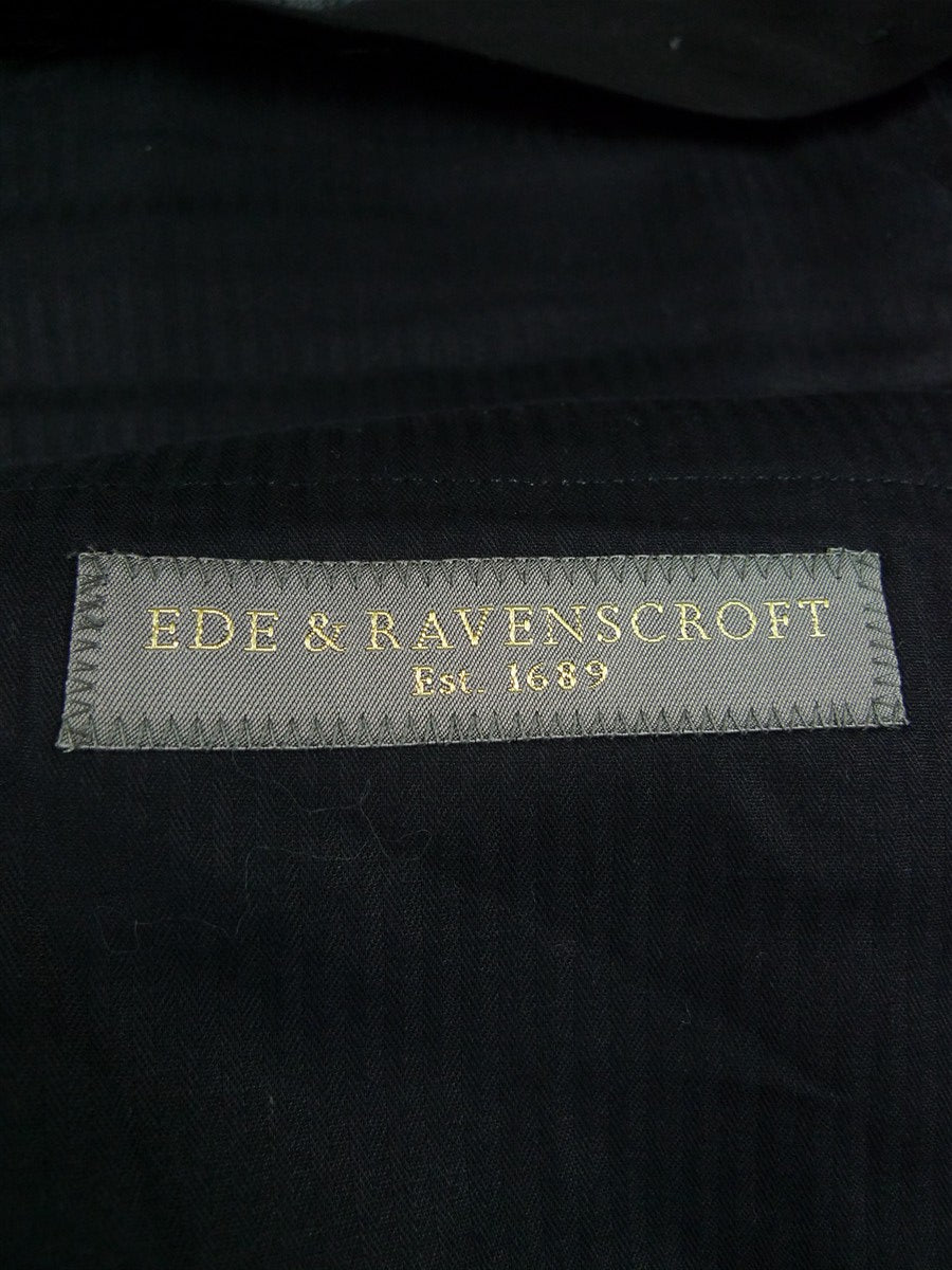 26/1113 immaculate ede & ravenscroft 'cashmere stripe' grey wool morning dress trouser (rrp £245) 31-34