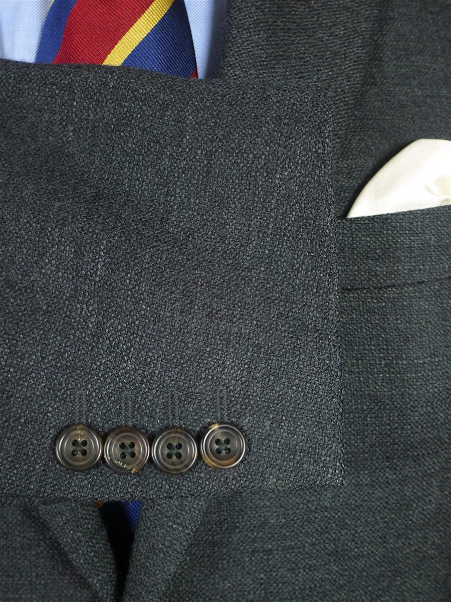 26/1110 near immaculate ede & ravenscroft grey wool sports jacket blazer w/ horn buttons (rrp £400) 40 regular