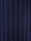 26/1130 vintage anthony hewitt savile row bespoke navy blue pin-stripe suit w/ 2 pair trs 42 regular