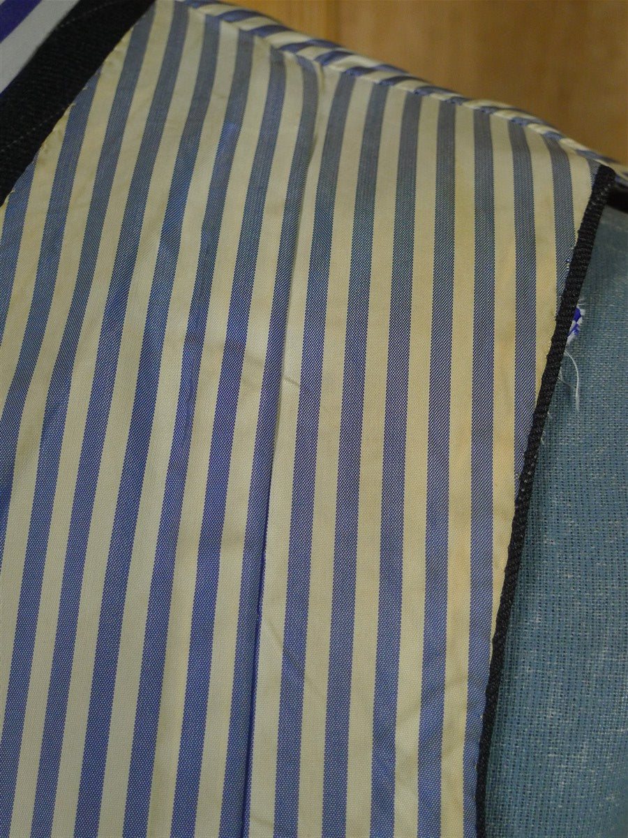 26/1133 vintage dege & sons 1978 savile row bespoke grey pinstripe worsted waistcoat & trouser 39 regular
