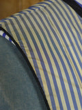 26/1133 vintage dege & sons 1978 savile row bespoke grey pinstripe worsted waistcoat & trouser 39 regular