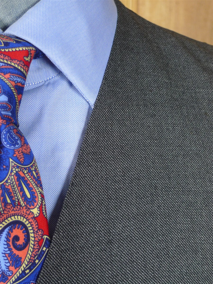 26/1134 vintage dege & sons 1991 savile row bespoke grey pick weave worsted waistcoat & trouser 41 regular