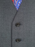 26/1134 vintage dege & sons 1991 savile row bespoke grey pick weave worsted waistcoat & trouser 41 regular