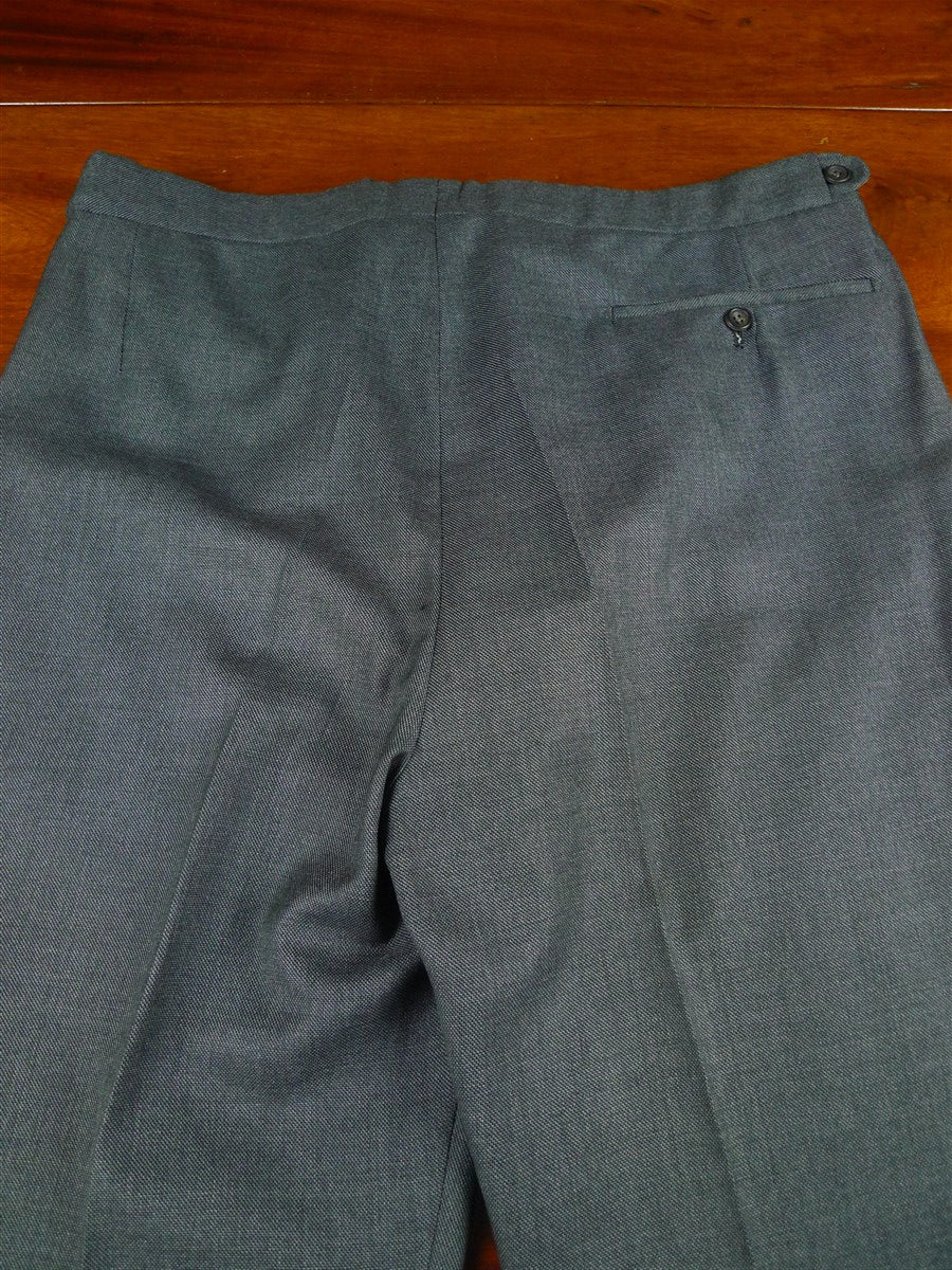 26/1134 vintage dege & sons 1991 savile row bespoke grey pick weave worsted waistcoat & trouser 41 regular