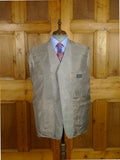 26/1128 vintage airey & wheeler savile row bespoke grey glen check worsted flannel suit 50 short