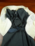 26/1129 immaculate vintage airey & wheeler savile row bespoke grey worsted & mohair suit 48 short