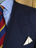26/1137 immaculate ede & ravenscroft navy blue d/b wool blazer 46 regular