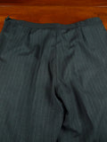 26/1127 vintage airey & wheeler savile row bespoke grey pin-stripe worsted & mohair suit 48 short