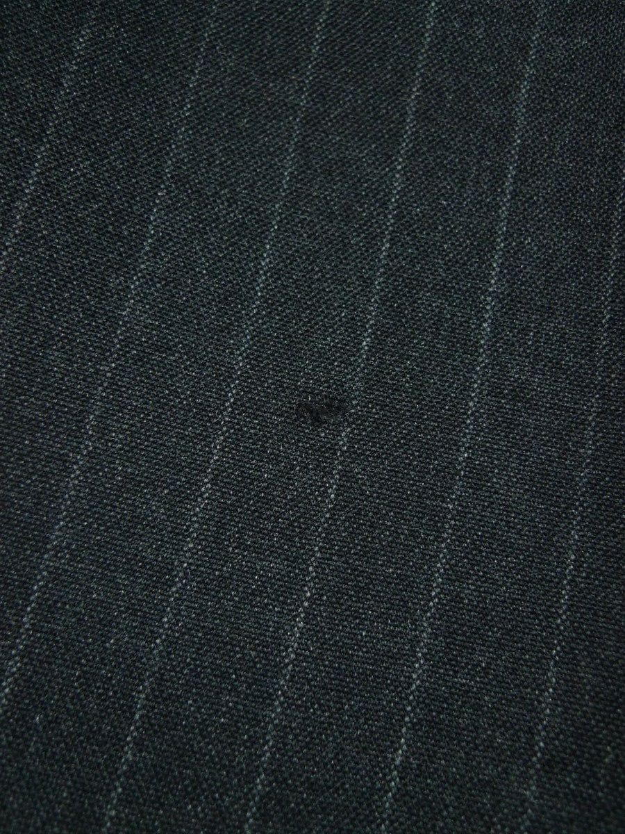 26/1127 vintage airey & wheeler savile row bespoke grey pin-stripe worsted & mohair suit 48 short