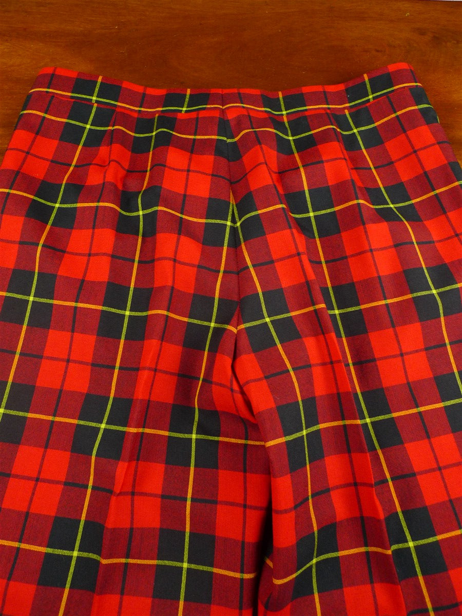26/1141 immaculate huntsman savile row bespoke tartan evening dress trouser 34-38
