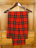 26/1141 immaculate huntsman savile row bespoke tartan evening dress trouser 34-38