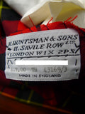 26/1141 immaculate huntsman savile row bespoke tartan evening dress trouser 34-38
