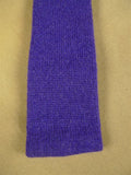 26/1157 immaculate hayward savile row london 100% cashmere violet purple woven straight blade tie