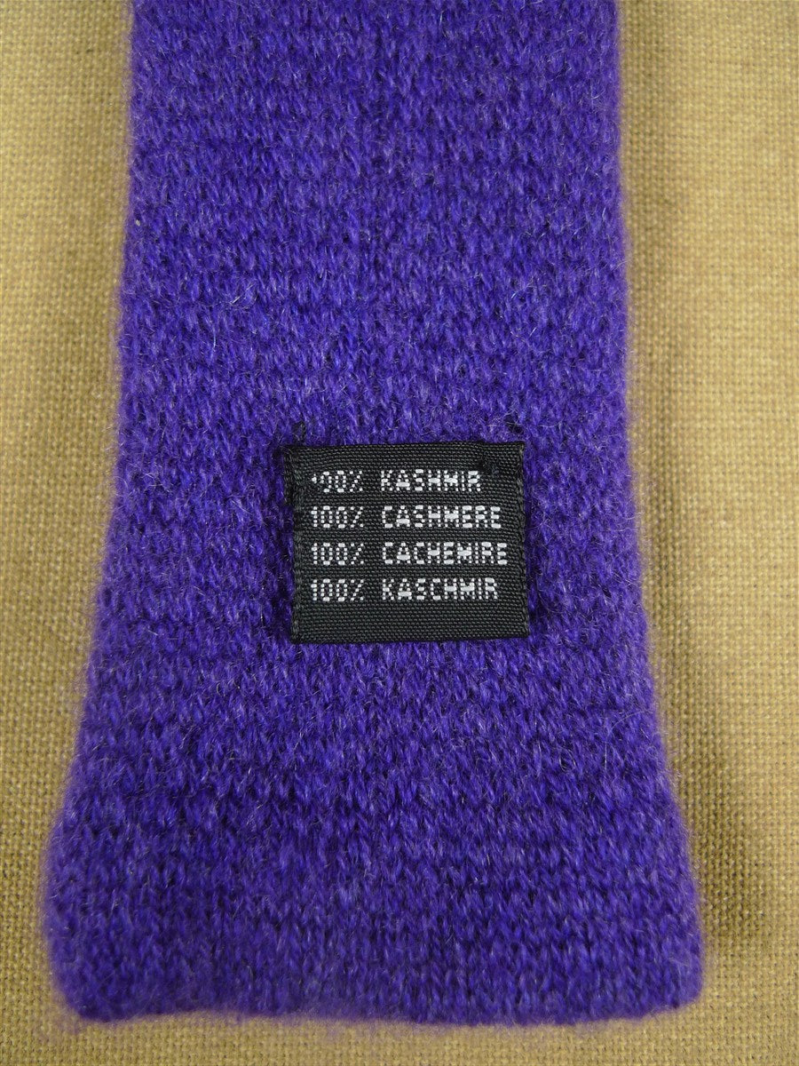 26/1157 immaculate hayward savile row london 100% cashmere violet purple woven straight blade tie