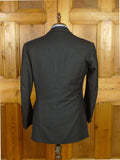26/1140 anderson & sheppard savile row bespoke charcoal grey worsted wool 2-piece suit 41-42 regular