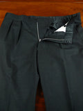 26/1140 anderson & sheppard savile row bespoke charcoal grey worsted wool 2-piece suit 41-42 regular