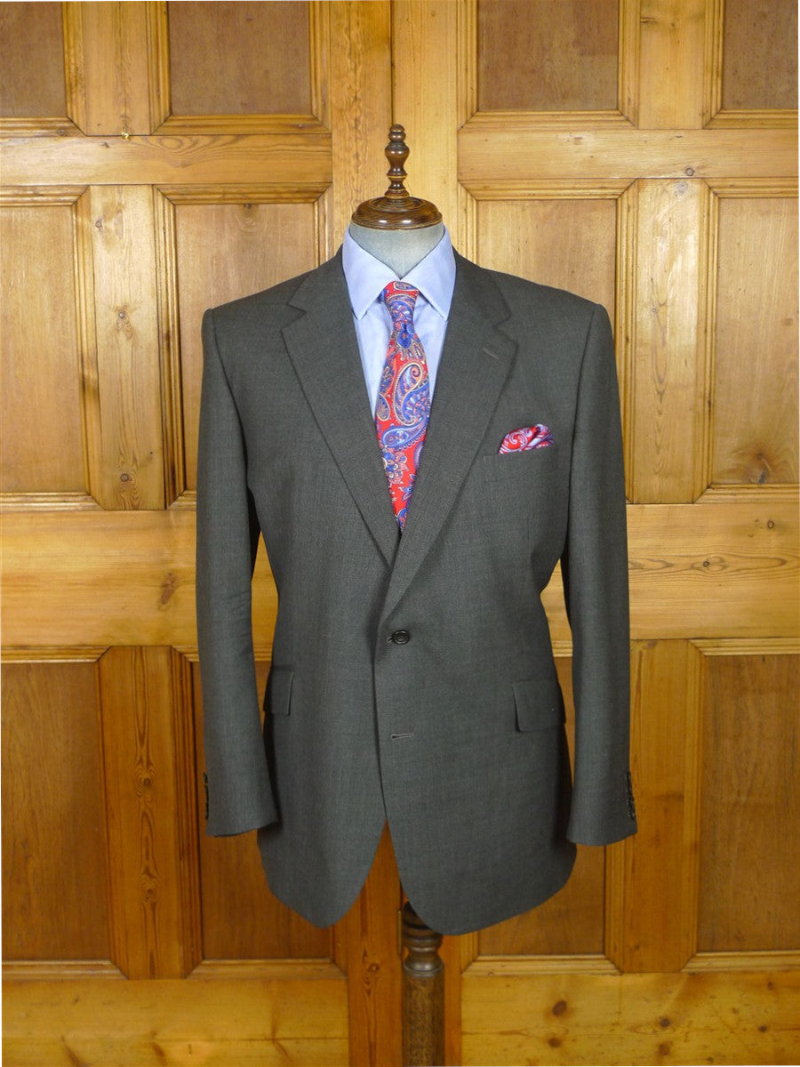 26/1135 immaculate cordings of piccadilly grey worste wool suit 48 regular