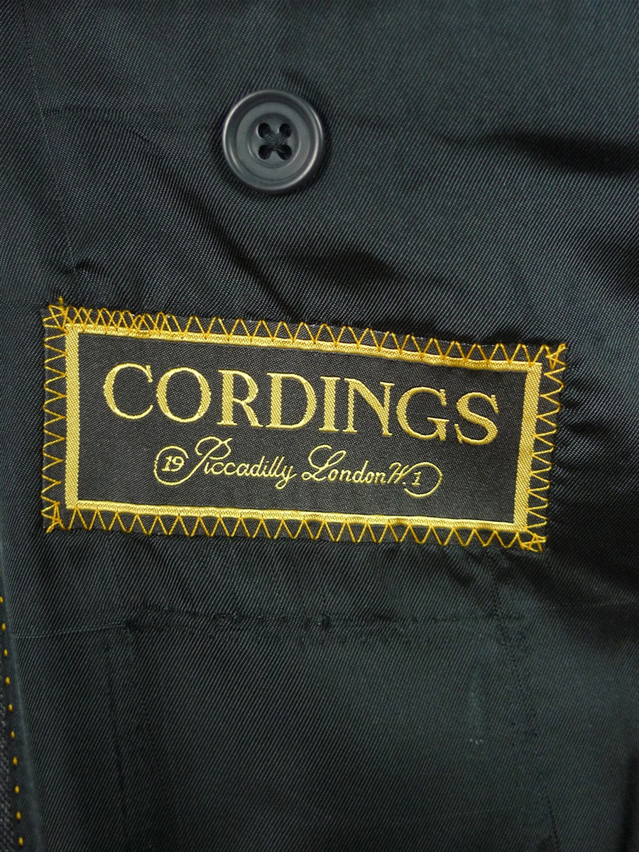 26/1135 immaculate cordings of piccadilly grey worste wool suit 48 regular