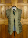 26/1155 immaculate vintage british green wp check tweed shooting jacket 42-43 regular