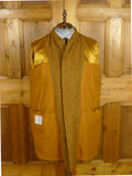 26/1150 beautiful immaculate vintage invertere rust brown herringbone harris tweed field coat overcoat 44