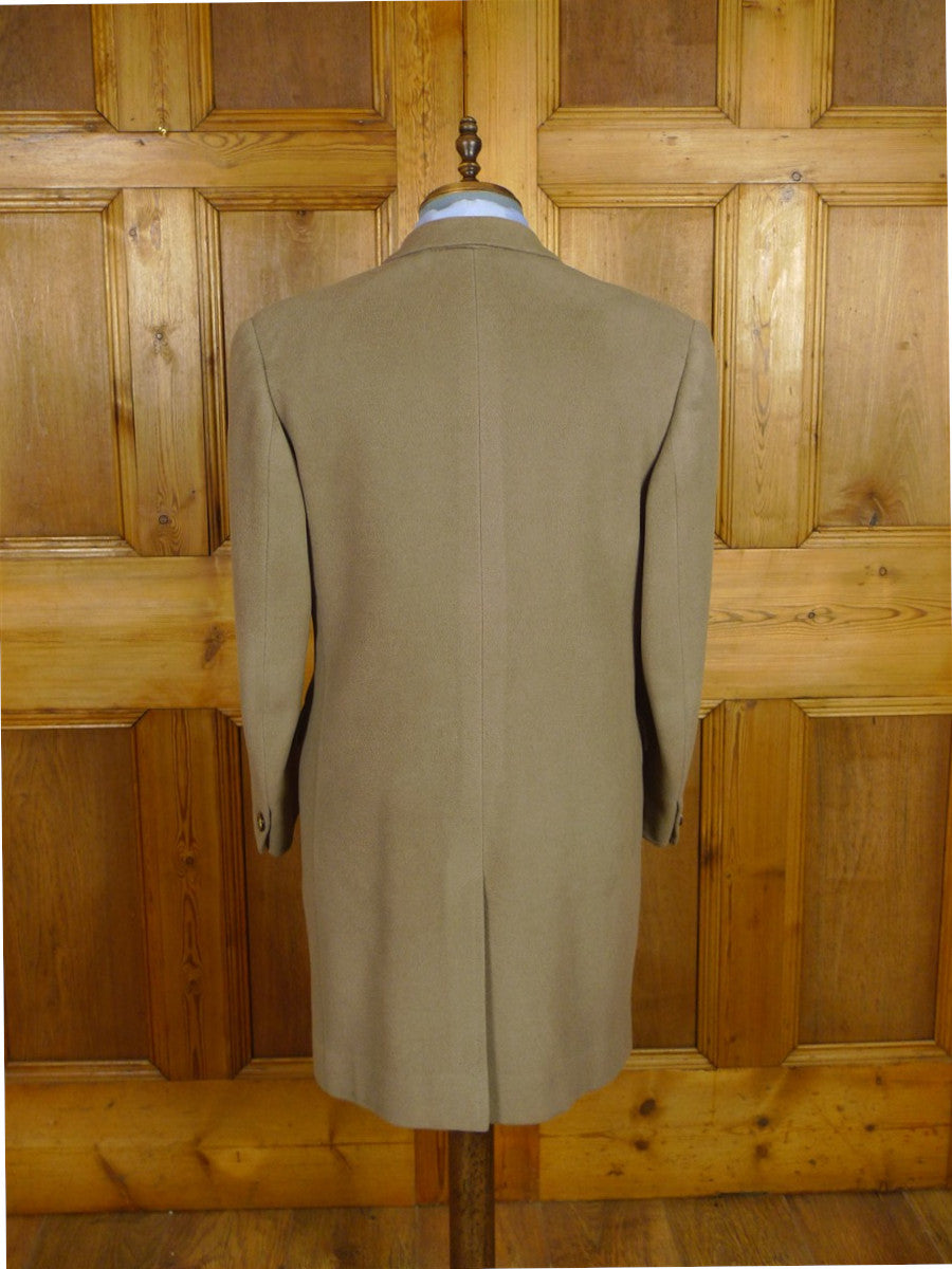 26/1151 vintage 1950s 1960s extra-heavyweight crombie wool british warm style overcoat 38
