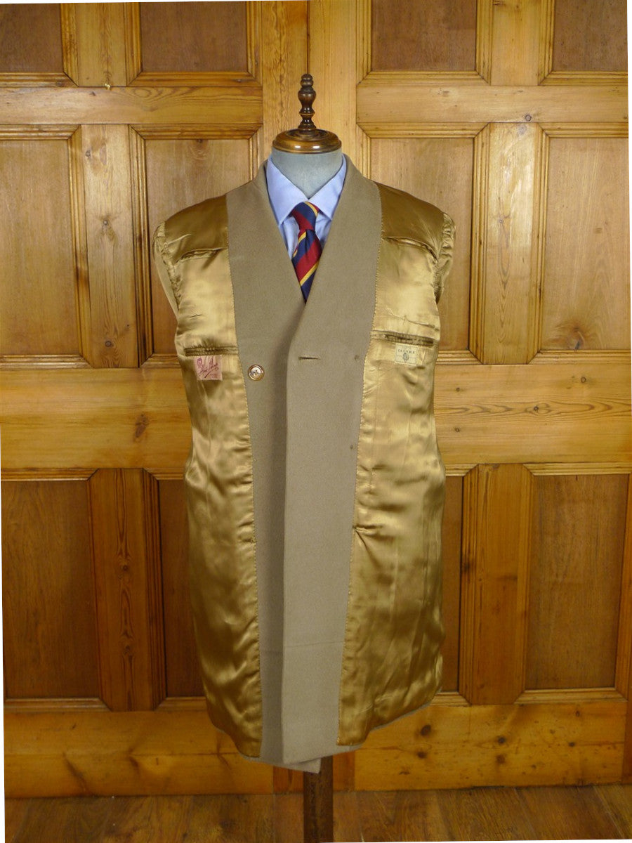 26/1151 vintage 1950s 1960s extra-heavyweight crombie wool british warm style overcoat 38
