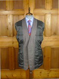 26/1153 wonderful vintage maurice sedwell savile row bespoke grey / blue herringbone tweed suit 41-42 regular to long