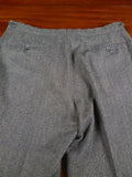 26/1153 wonderful vintage maurice sedwell savile row bespoke grey / blue herringbone tweed suit 41-42 regular to long