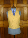 26/1148 hackett 100% linen d/b morning waistcoat 38 long