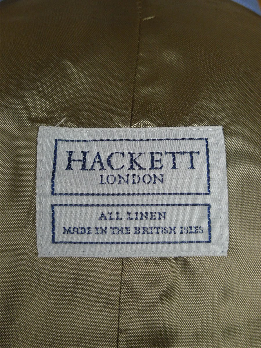 26/1148 hackett 100% linen d/b morning waistcoat 38 long