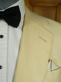 26/1149 vintage 1974 maurice sedwell savile row bespoke ivory white wool & silk evening dinner jacket 41 long