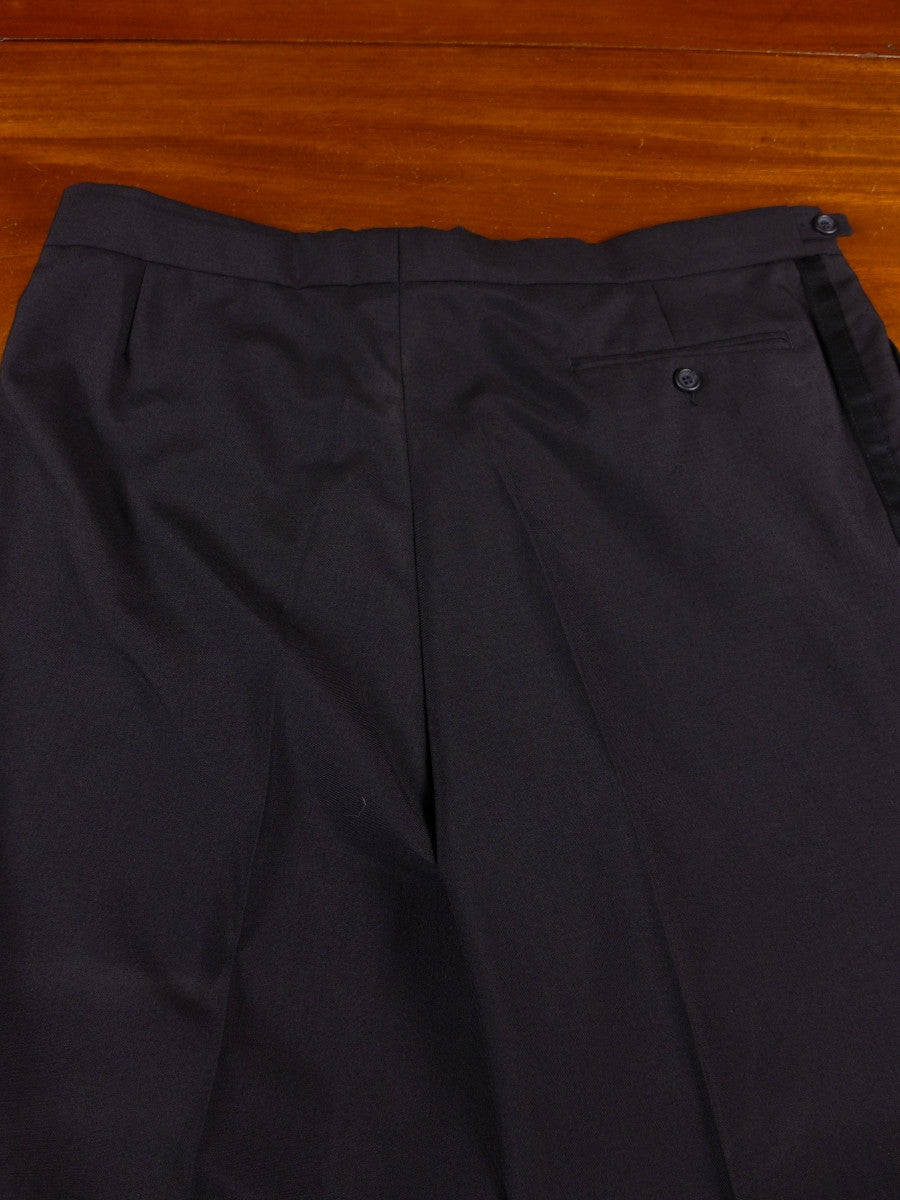 0207/993 quality lightweight ex-hire black wool mix evening dinner suit trouser - selection of sizes