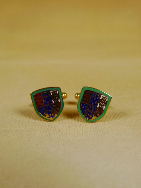 18/1152 brand new benson and clegg queens college cambridge cufflinks rrp £70 (esc019)