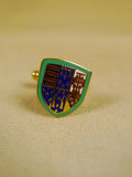 18/1152 brand new benson and clegg queens college cambridge cufflinks rrp £70 (esc019)