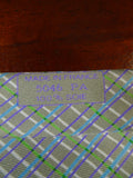 20/1026 vintage hermes blue green grey SILK TIE