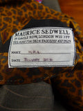 22/0321 beautiful 2007 maurice sedwell savile row bespoke brown pin-stripe wool suit w/ paisley linings 46 regular