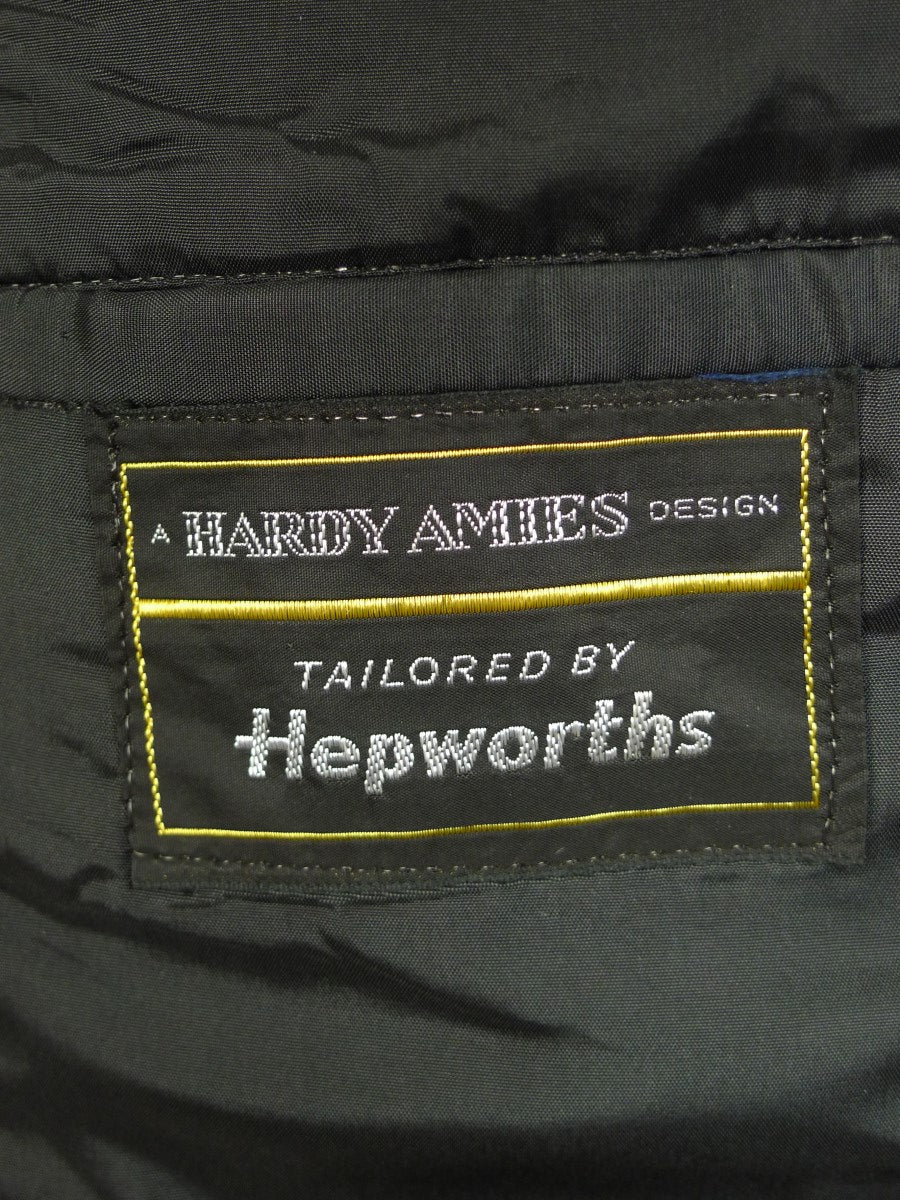 22/0500 vintage 1960s black worsted & mohair shawl collar dinner jacket 42 short