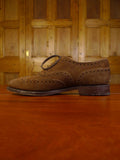 23/0148 church's chetwynd brown suede brogue shoe 6