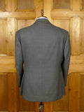 23/0184 welsh & jefferies 2001 savile row bespoke grey birdseye weave d/b worsted suit 44-45 short