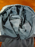 23/0184 welsh & jefferies 2001 savile row bespoke grey birdseye weave d/b worsted suit 44-45 short